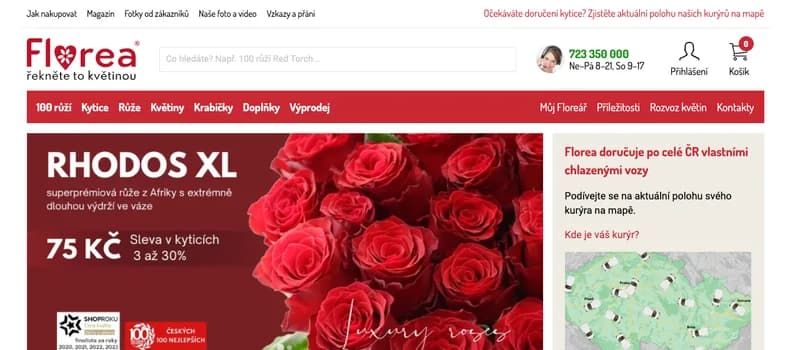Florea.cz website
