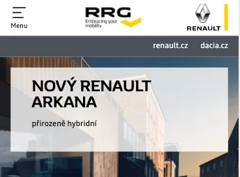 Renault Group CZ website